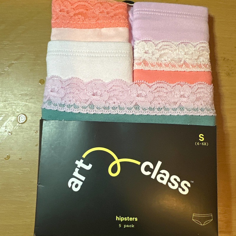 Art class 5pk Girls hipster